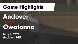 Andover  vs Owatonna  Game Highlights - May 4, 2024