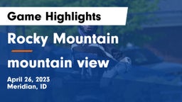 Rocky Mountain  vs mountain view Game Highlights - April 26, 2023