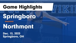 Springboro  vs Northmont  Game Highlights - Dec. 13, 2023