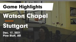 Watson Chapel  vs Stuttgart  Game Highlights - Dec. 17, 2021