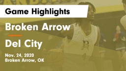 Broken Arrow  vs Del City  Game Highlights - Nov. 24, 2020