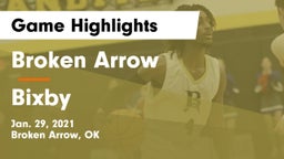 Broken Arrow  vs Bixby  Game Highlights - Jan. 29, 2021