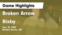 Broken Arrow  vs Bixby  Game Highlights - Jan. 26, 2023