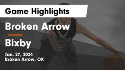 Broken Arrow  vs Bixby  Game Highlights - Jan. 27, 2024