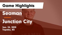 Seaman  vs Junction City  Game Highlights - Jan. 24, 2020