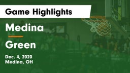 Medina  vs Green  Game Highlights - Dec. 4, 2020
