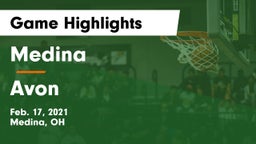 Medina  vs Avon  Game Highlights - Feb. 17, 2021