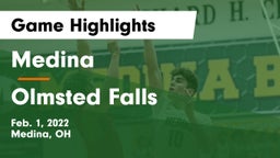 Medina  vs Olmsted Falls  Game Highlights - Feb. 1, 2022