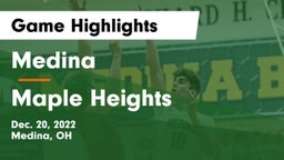 Medina  vs Maple Heights  Game Highlights - Dec. 20, 2022