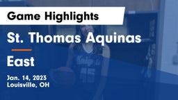 St. Thomas Aquinas  vs East  Game Highlights - Jan. 14, 2023