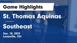St. Thomas Aquinas  vs Southeast  Game Highlights - Jan. 18, 2023