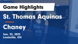 St. Thomas Aquinas  vs Chaney  Game Highlights - Jan. 23, 2023
