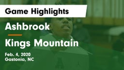Ashbrook  vs Kings Mountain  Game Highlights - Feb. 4, 2020