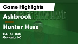 Ashbrook  vs Hunter Huss  Game Highlights - Feb. 14, 2020