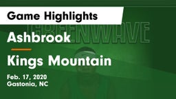 Ashbrook  vs Kings Mountain  Game Highlights - Feb. 17, 2020