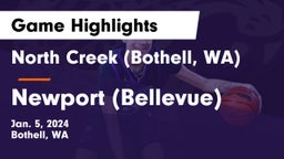 North Creek (Bothell, WA) vs Newport  (Bellevue) Game Highlights - Jan. 5, 2024