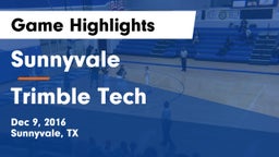 Sunnyvale  vs Trimble Tech  Game Highlights - Dec 9, 2016