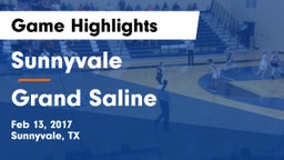 Sunnyvale  vs Grand Saline  Game Highlights - Feb 13, 2017