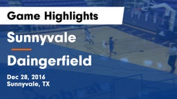 Sunnyvale  vs Daingerfield  Game Highlights - Dec 28, 2016