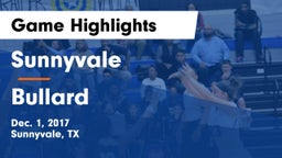 Sunnyvale  vs Bullard  Game Highlights - Dec. 1, 2017