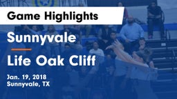Sunnyvale  vs Life Oak Cliff  Game Highlights - Jan. 19, 2018