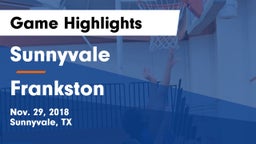 Sunnyvale  vs Frankston  Game Highlights - Nov. 29, 2018