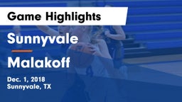 Sunnyvale  vs Malakoff  Game Highlights - Dec. 1, 2018