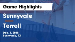Sunnyvale  vs Terrell  Game Highlights - Dec. 4, 2018