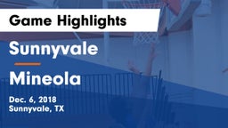 Sunnyvale  vs Mineola  Game Highlights - Dec. 6, 2018