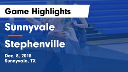 Sunnyvale  vs Stephenville  Game Highlights - Dec. 8, 2018