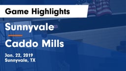 Sunnyvale  vs Caddo Mills  Game Highlights - Jan. 22, 2019