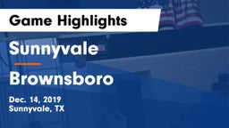 Sunnyvale  vs Brownsboro  Game Highlights - Dec. 14, 2019