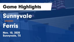 Sunnyvale  vs Ferris  Game Highlights - Nov. 10, 2020