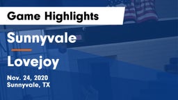 Sunnyvale  vs Lovejoy  Game Highlights - Nov. 24, 2020