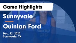 Sunnyvale  vs Quinlan Ford  Game Highlights - Dec. 22, 2020
