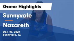 Sunnyvale  vs Nazareth  Game Highlights - Dec. 28, 2022