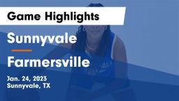 Sunnyvale  vs Farmersville  Game Highlights - Jan. 24, 2023