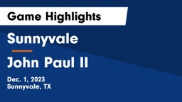 Sunnyvale  vs John Paul II  Game Highlights - Dec. 1, 2023