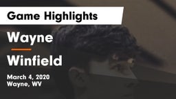 Wayne  vs Winfield  Game Highlights - March 4, 2020