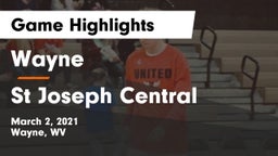 Wayne  vs St Joseph Central Game Highlights - March 2, 2021
