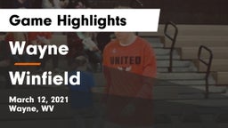 Wayne  vs Winfield  Game Highlights - March 12, 2021