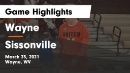 Wayne  vs Sissonville  Game Highlights - March 23, 2021