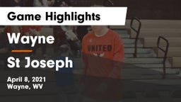 Wayne  vs St Joseph  Game Highlights - April 8, 2021