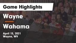 Wayne  vs Wahama Game Highlights - April 15, 2021