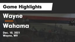 Wayne  vs Wahama  Game Highlights - Dec. 10, 2021