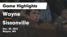 Wayne  vs Sissonville  Game Highlights - Dec. 20, 2023