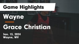 Wayne  vs Grace Christian Game Highlights - Jan. 13, 2024