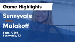 Sunnyvale  vs Malakoff  Game Highlights - Sept. 7, 2021