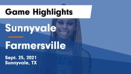 Sunnyvale  vs Farmersville  Game Highlights - Sept. 25, 2021