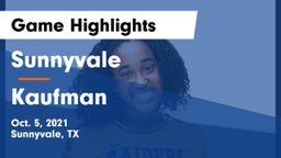 Sunnyvale  vs Kaufman  Game Highlights - Oct. 5, 2021